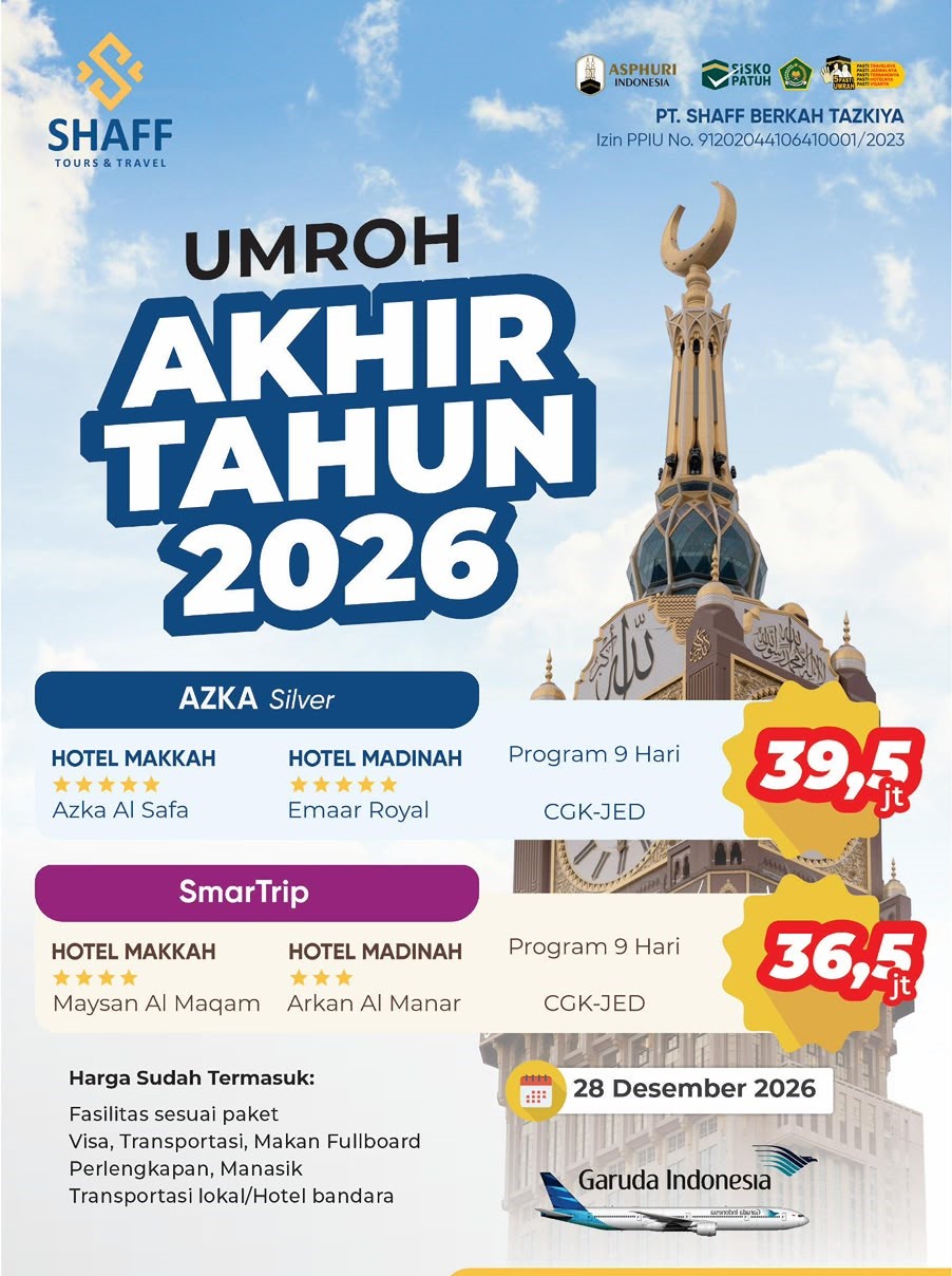 Umroh Akhir Tahun 2026